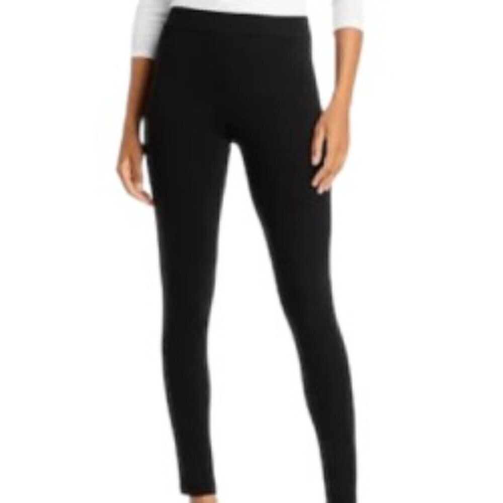 Theory Shawn C Black Fixture Ponte Pants Small